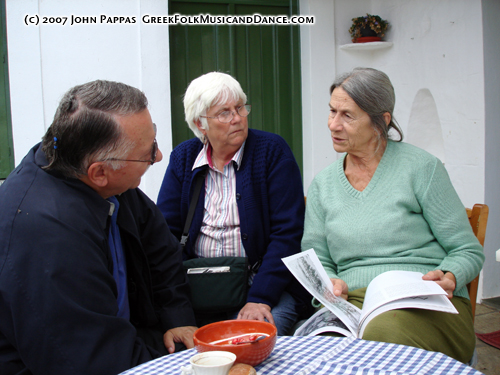 John, Paula, and Aliki Lambrou in Skyros